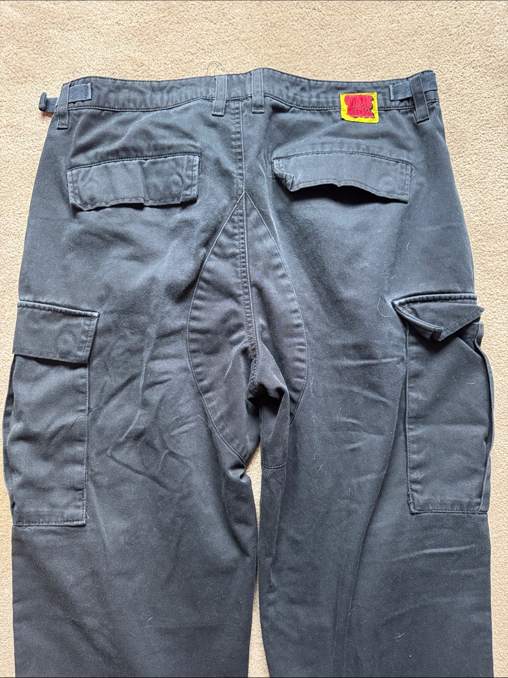 Y2K EMPTRE Men's Black Cargo Pants